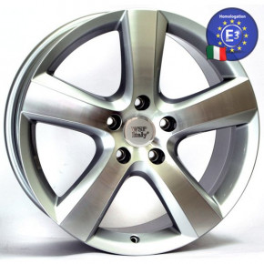  WSP Italy VOLKSWAGEN 8,0x18 DHAKA VO51 W451 5x120 57 65,1 SILVER POLISHED NEW (7L6 601 025 AP)