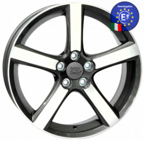  WSP Italy VOLVO 7.5x18.0 NORD W1257 VO08 5X108  52,5 63,4 ANTHRACITE POLISHED (30760052,307601285)