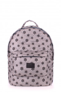   Poolparty  (backpack-snowflakes-grey)