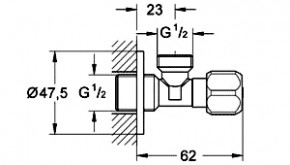   Grohe angle valve (2201600M) 3