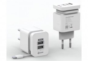   Nomi HC05213 2 USB Port (2.1A) White