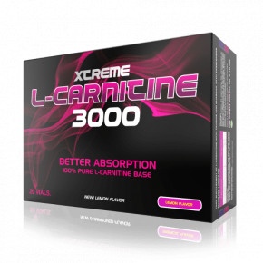  Prozis Xtreme L-Carnitine 3000 ampule 20 * 10 ml Lemon